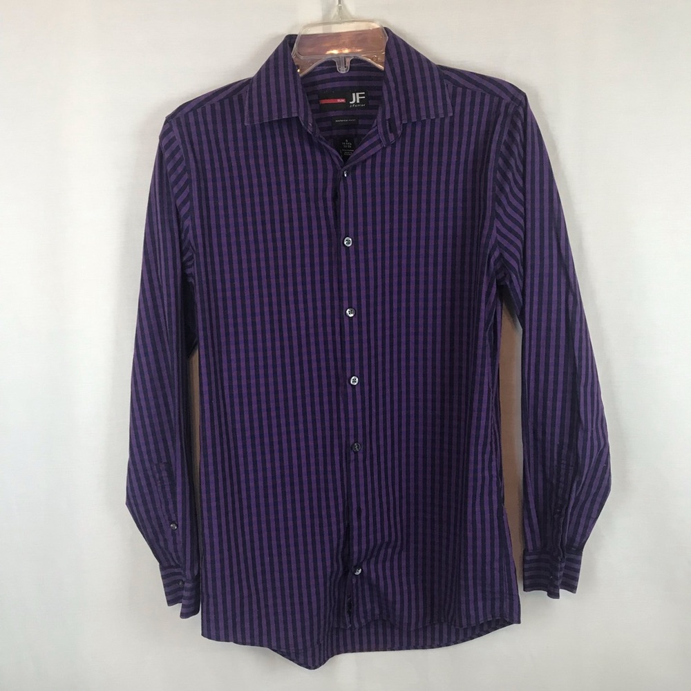 JF J. Ferrar Slim Fit Size S Dress Shirt